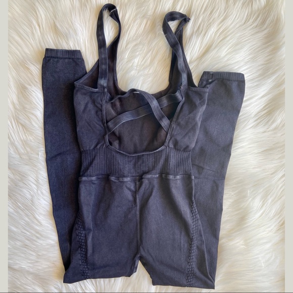 Free People Black Jumpsuit Leggings - Picture 2 of 10